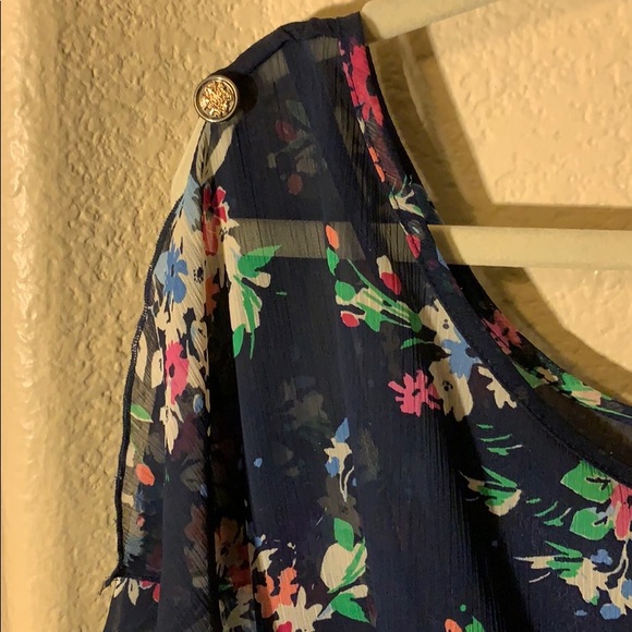 Blue, floral Dress - Picture 2 of 3